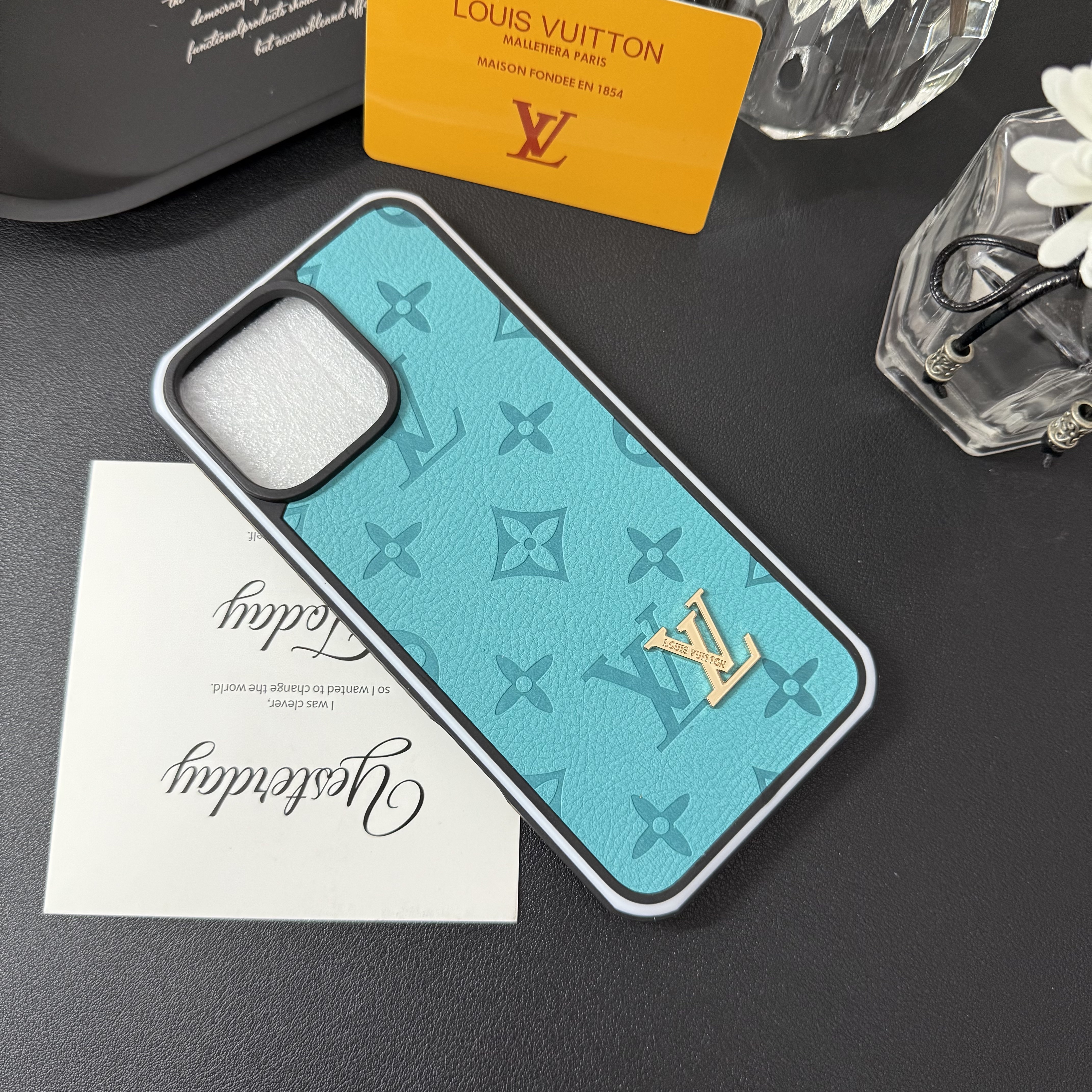 Louis Vuitton Leather iPhone Case