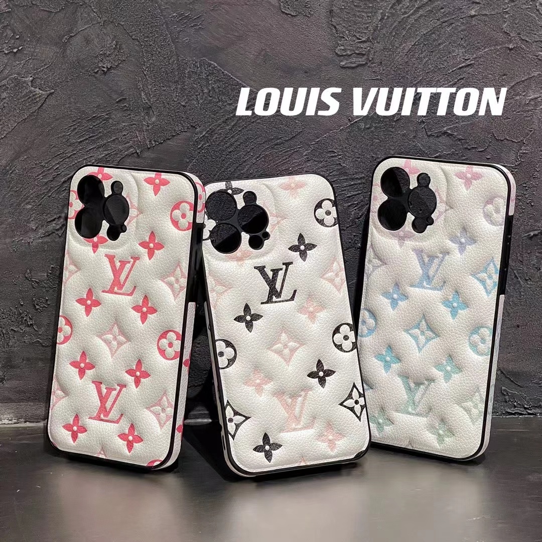 Louis Vuitton Leather Air Cushion iPhone Case