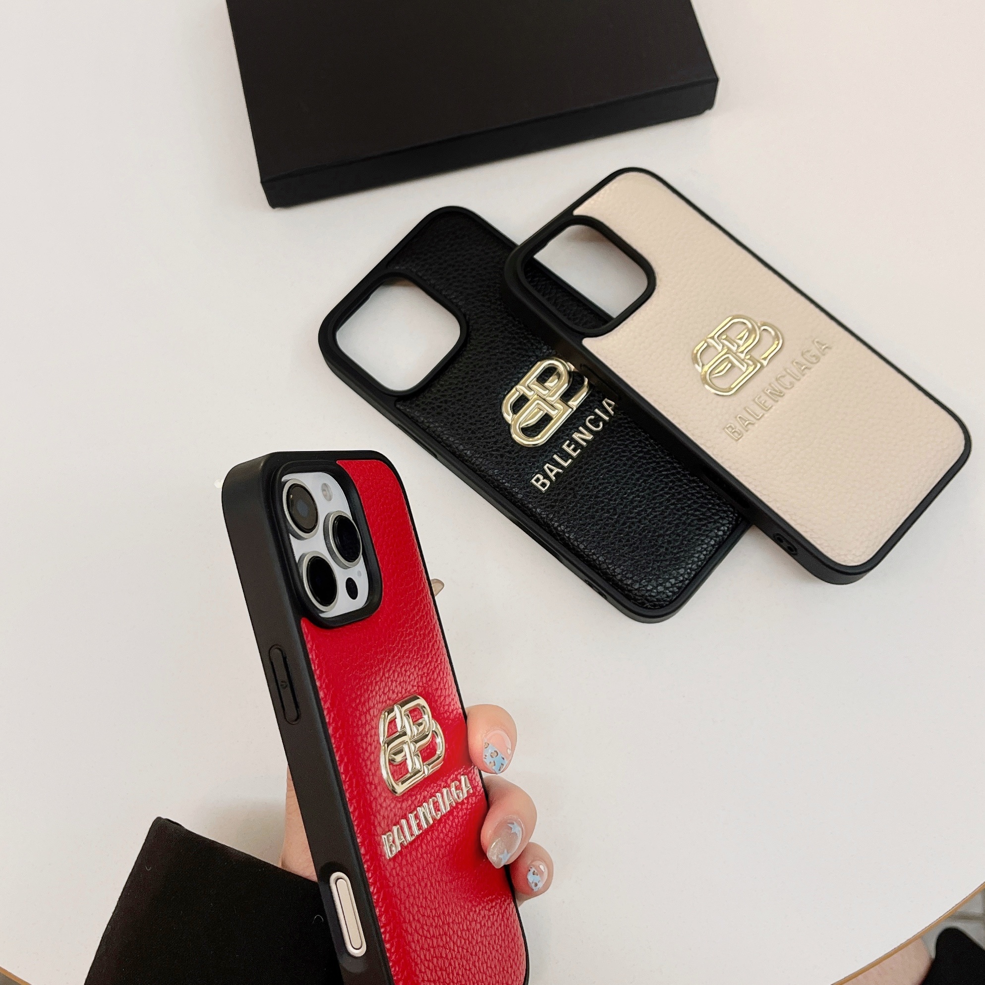 Balenciaga Leather iPhone Case