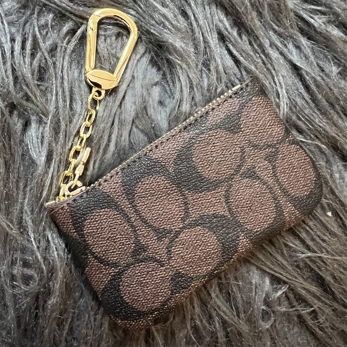 Luxury Leather Zipper Coin Purse