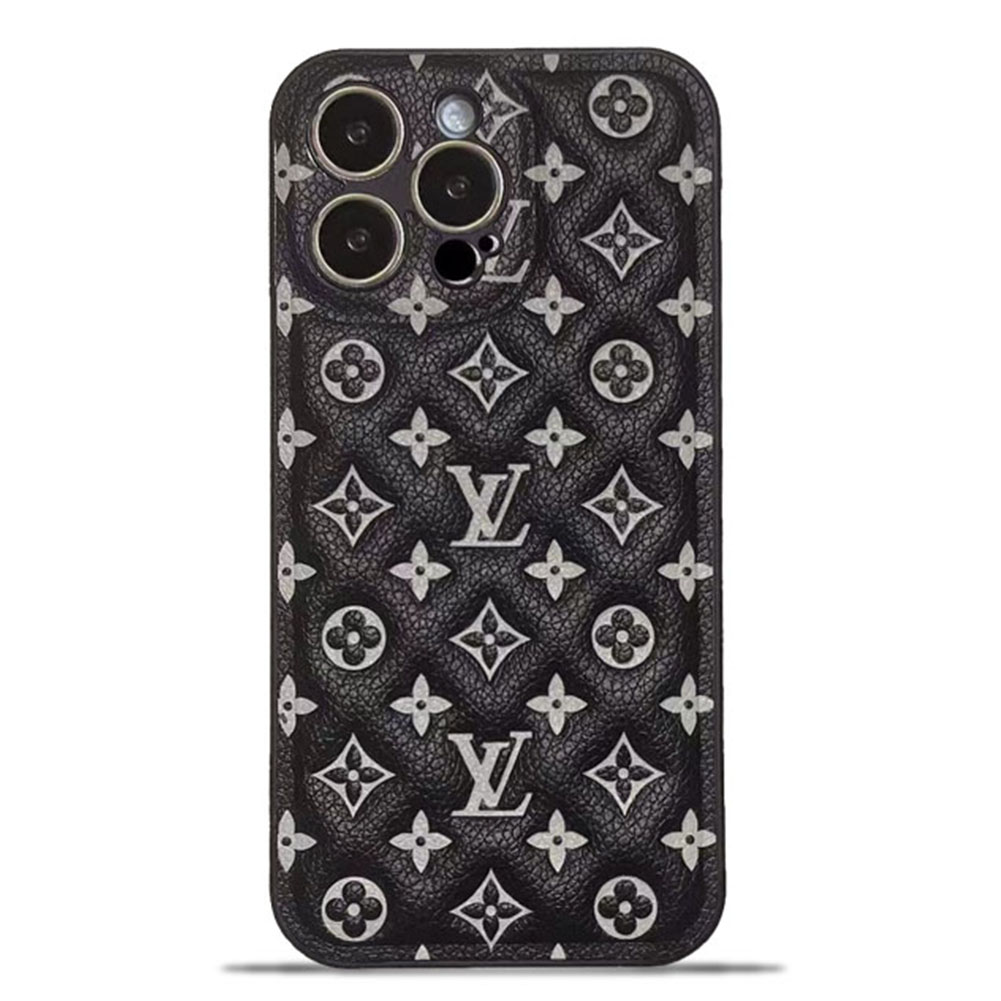 Monogram Leather iPhone Case - Soft Cushion