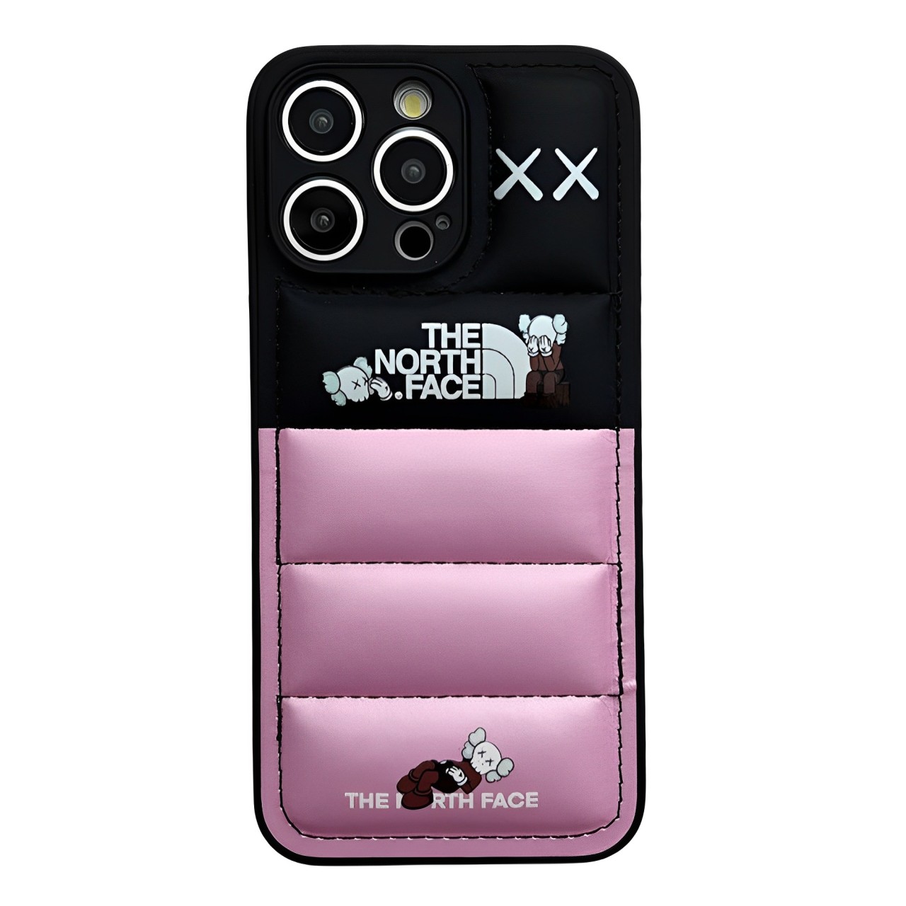 Colorblock Down Jacket iPhone Case