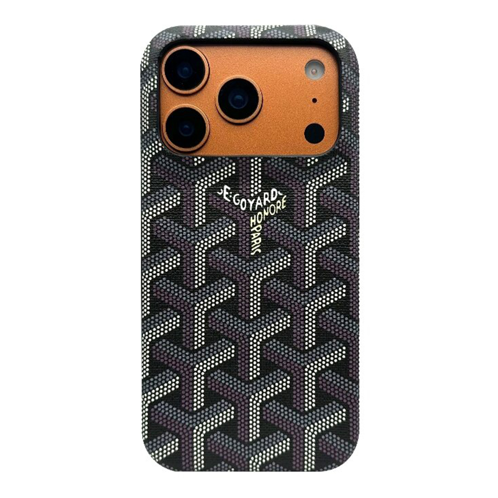 Goyard Vintage Leather Phone Case