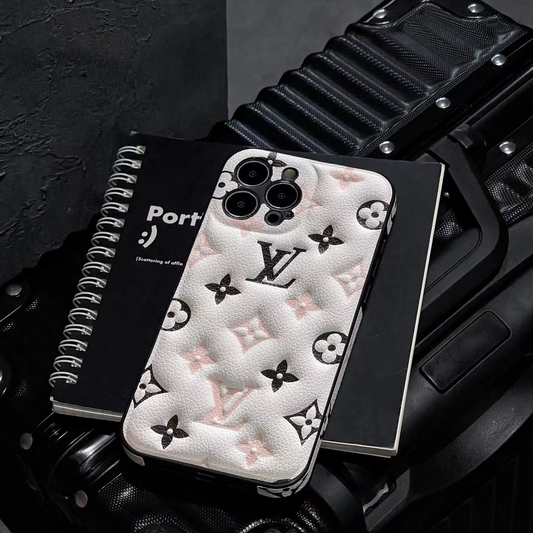 Louis Vuitton Leather Air Cushion iPhone Case