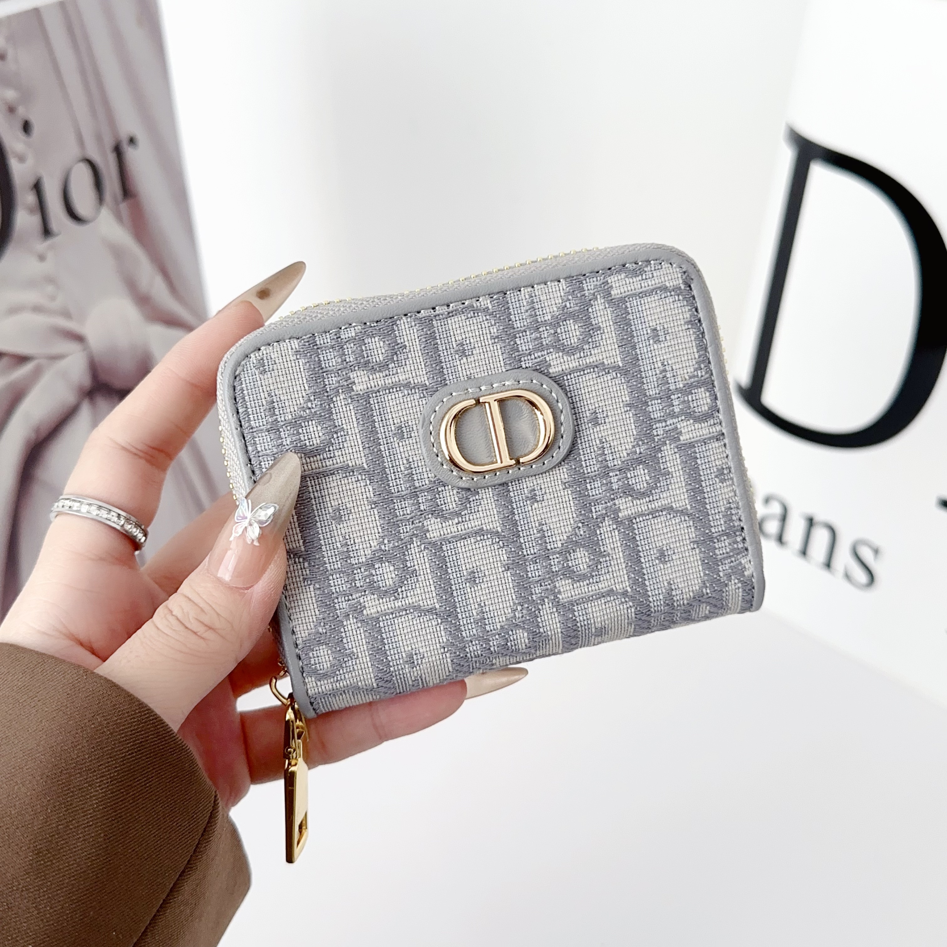Fashion CD Zipper Coin Purse with Zipper