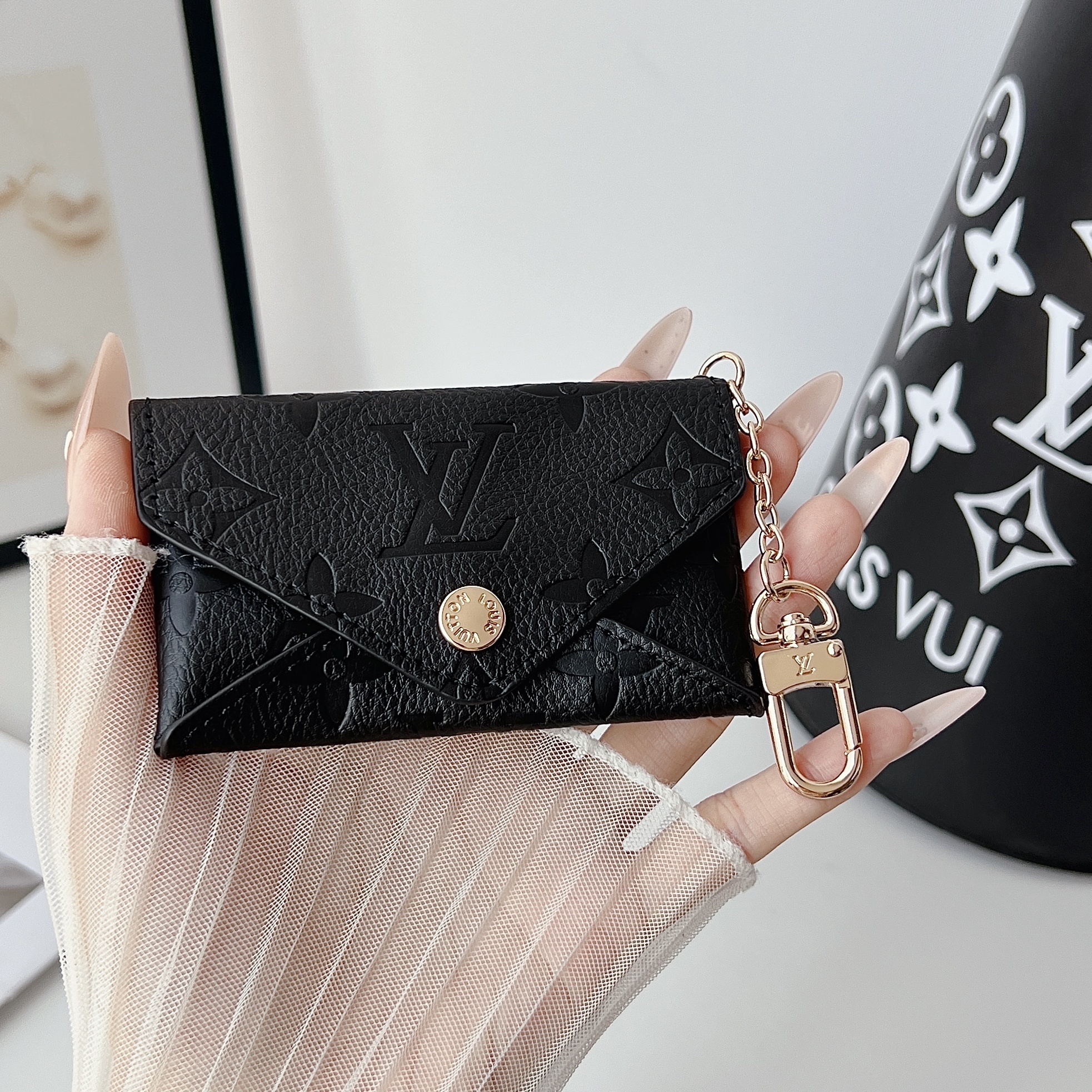 Louis Vuitton Luxury Leather Coin Purse