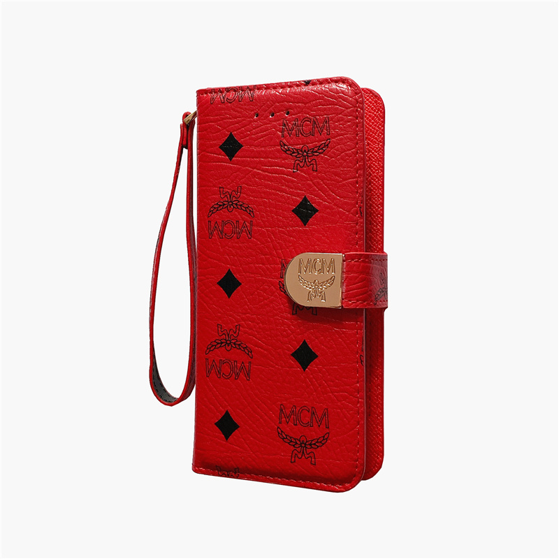 MCM Worldwide Leather iPhone Wallet Case