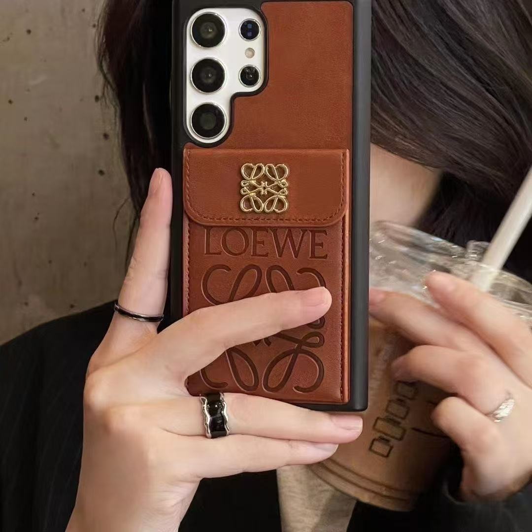 Luxury Leather Samsung Wallet Case