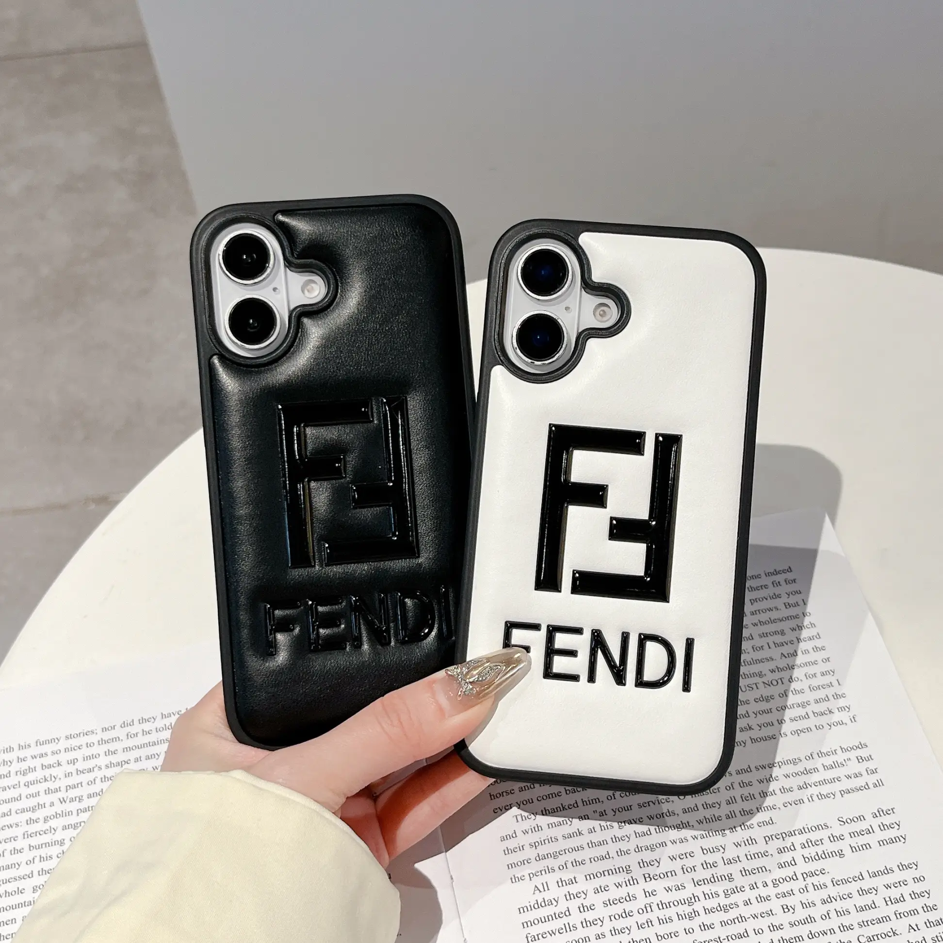 Fendi Leather cushion iPhone Case