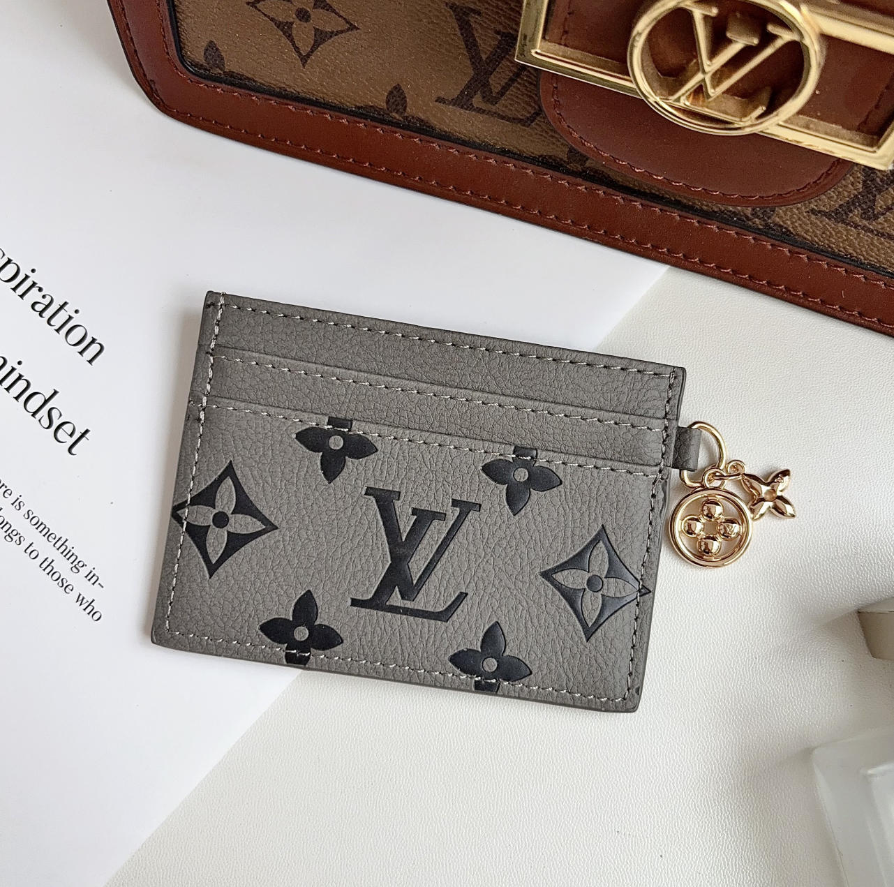 Louis Vuitton Luxury Leather Card Holder