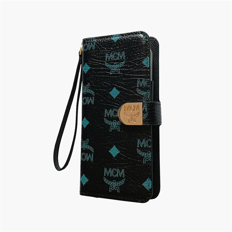 MCM Worldwide Leather iPhone Wallet Case