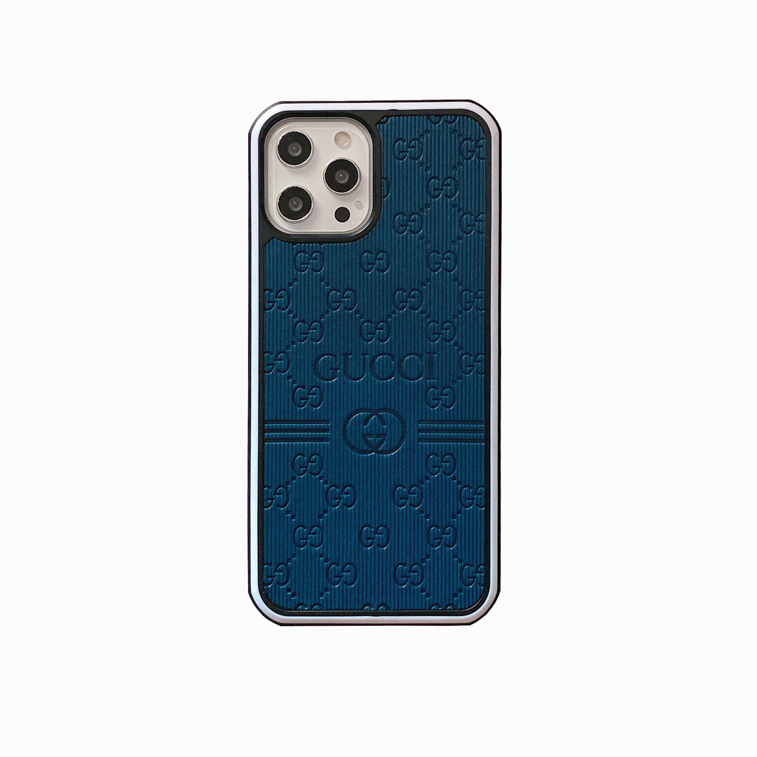 Gucci Luxury Leather iPhone Case
