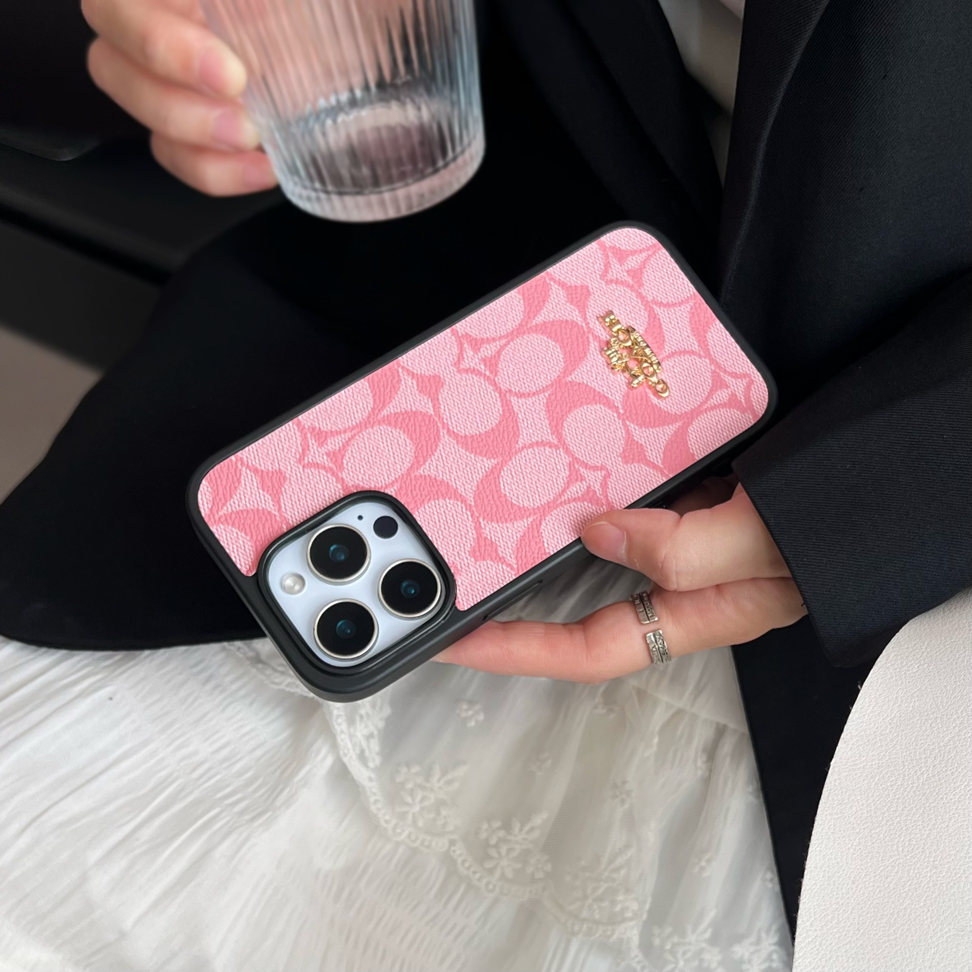 Coach Luxury Leather iPhone Case