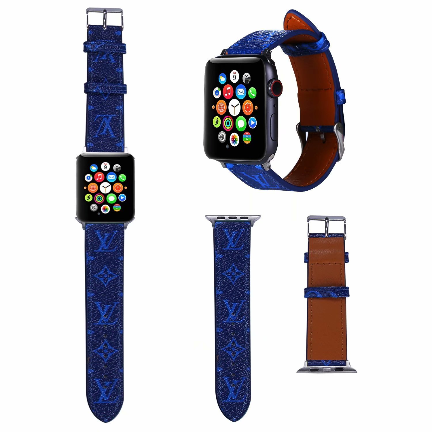 Louis Vuitton Luxury Leather Apple Watch Band