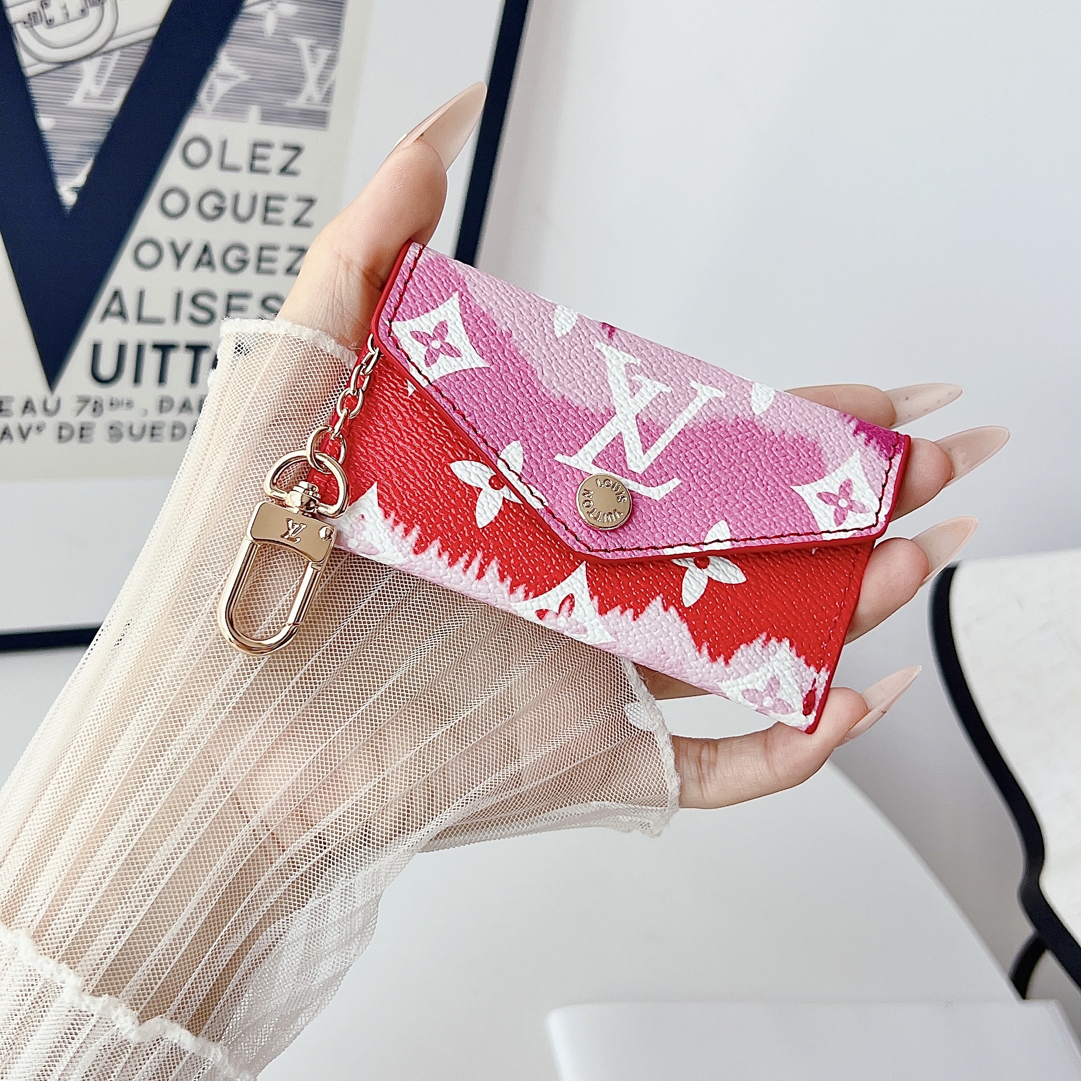 Louis Vuitton Luxury Leather Coin Purse