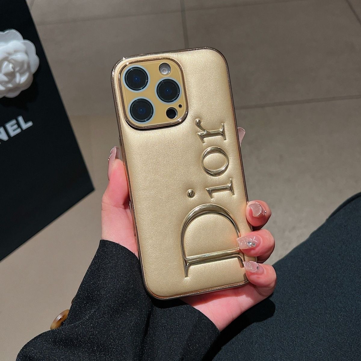 Dior Leather iPhone Case