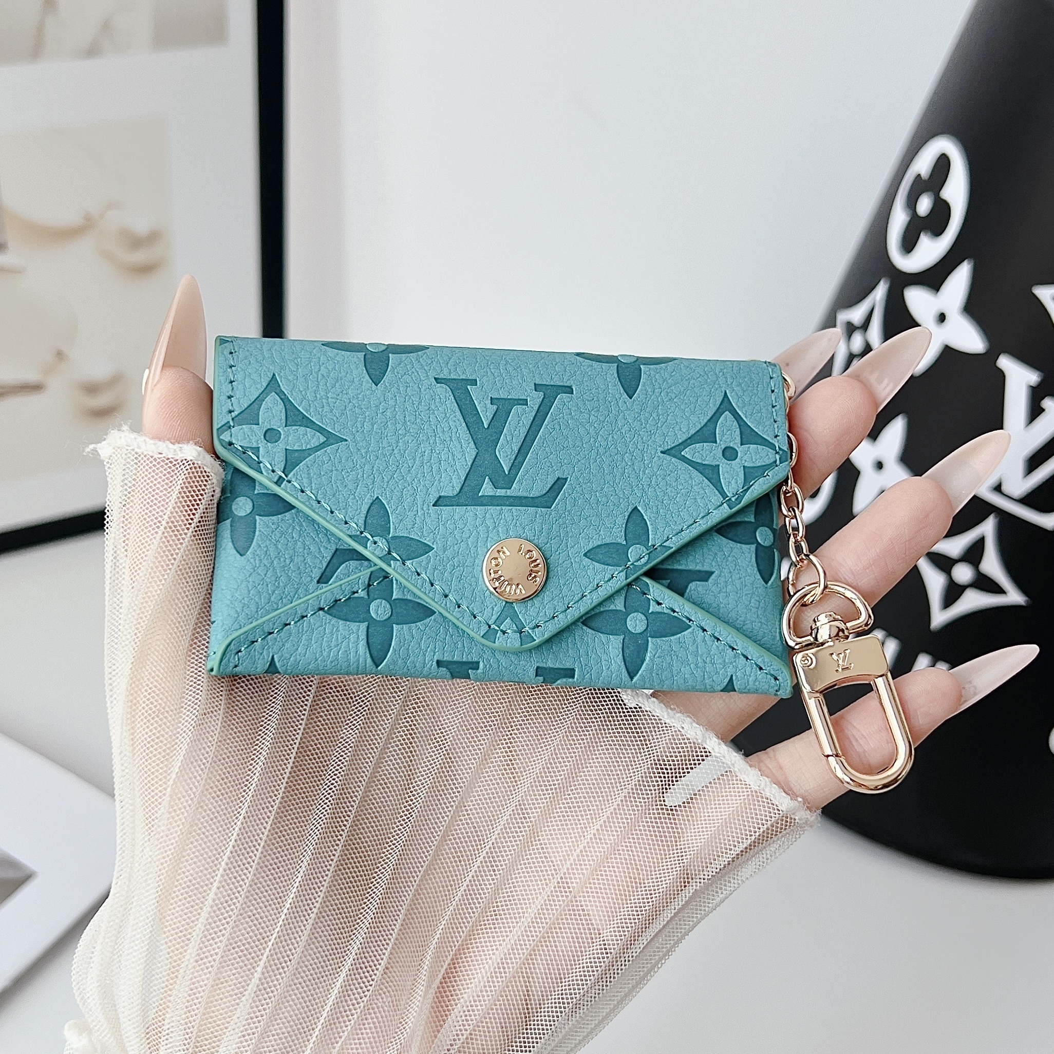 Louis Vuitton Luxury Leather Coin Purse