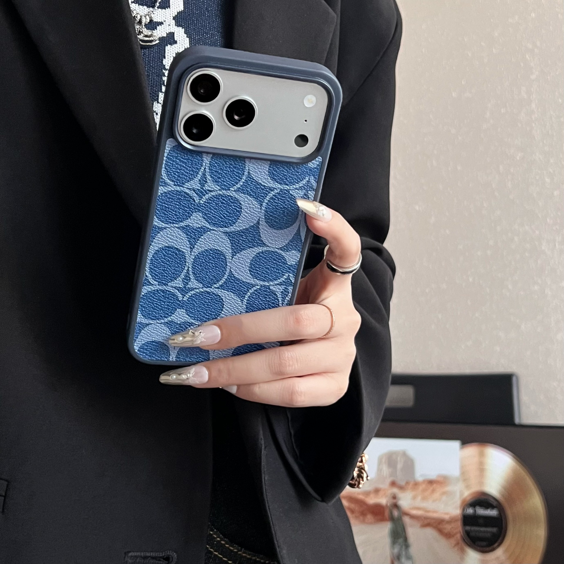 Coach Luxury Leather iPhone Case