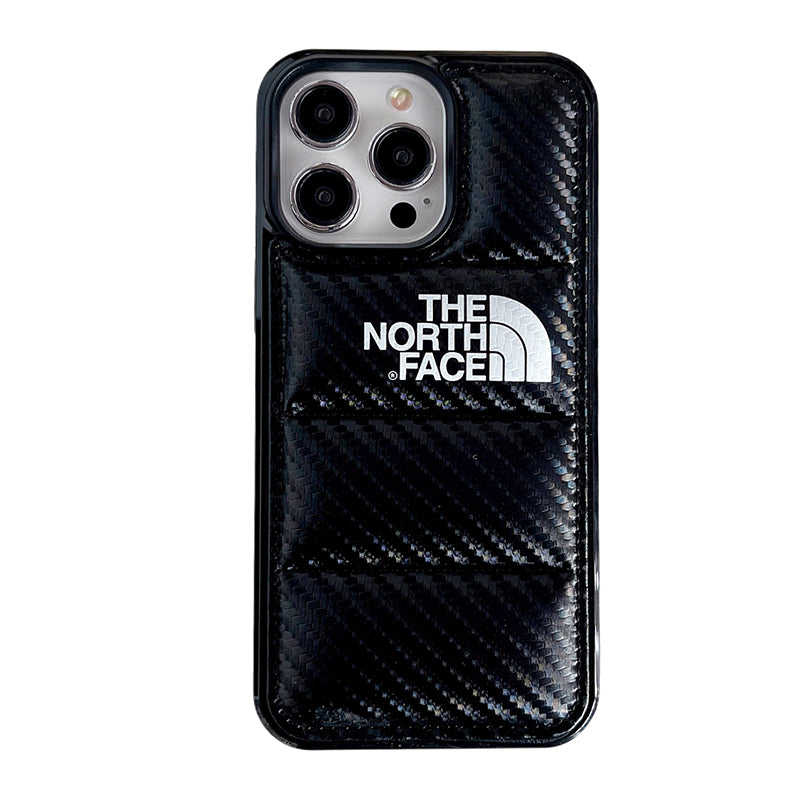Carbon Fiber Goose DownJacket iphone Case-BELKCASE