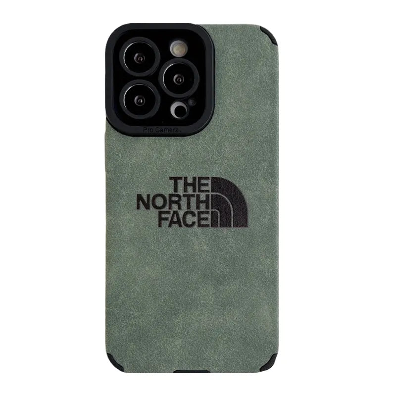 Suede leather NF iphone Case