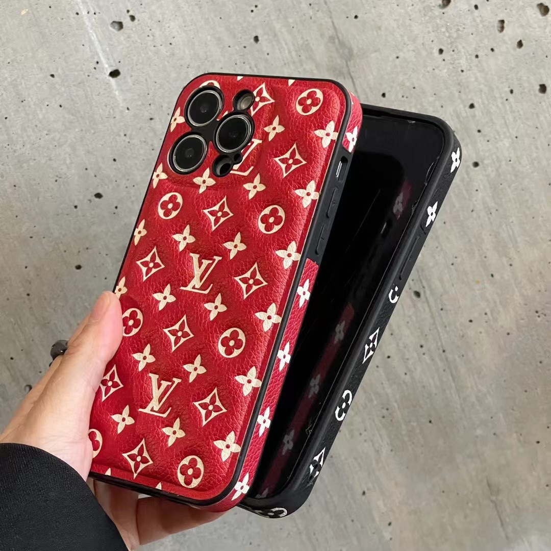 Monogram Leather iPhone Case - Soft Cushion