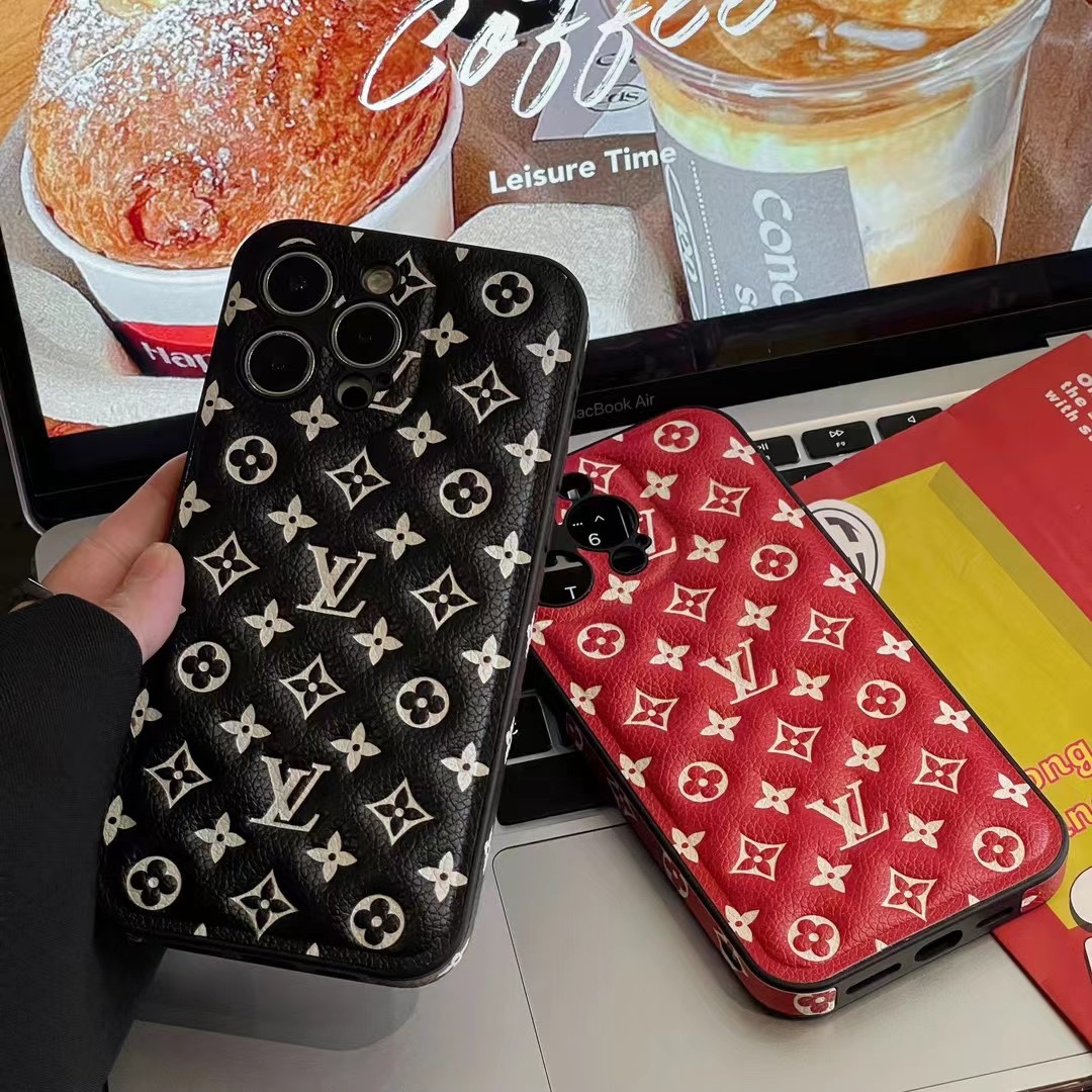 Monogram Leather iPhone Case - Soft Cushion