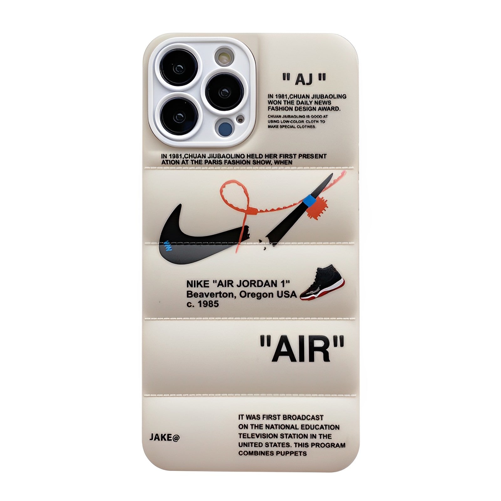 Kaws X N-K  Down Jacket iPhone Case