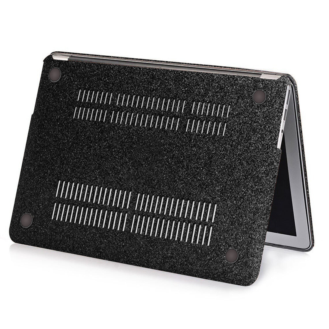Glitter Black Macbook Case-BELKCASE