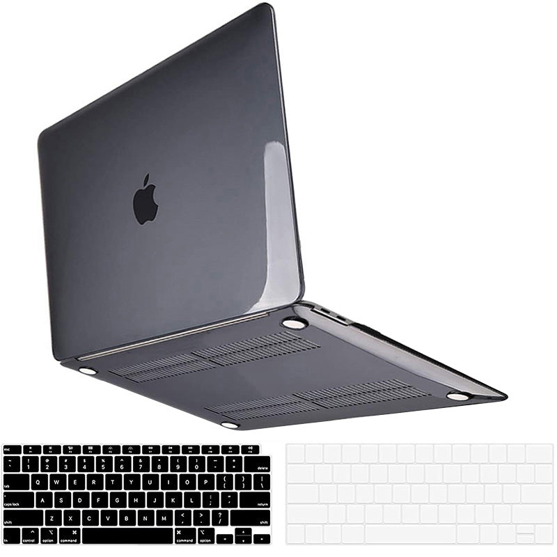 Transparent black Macbook case customizable-BELKCASE