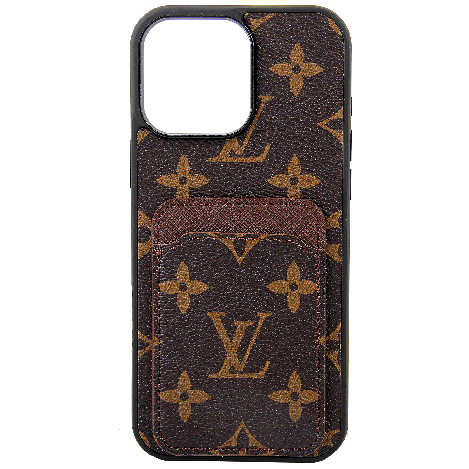 Monogram Vintage Leather V iPhone Wallet Case