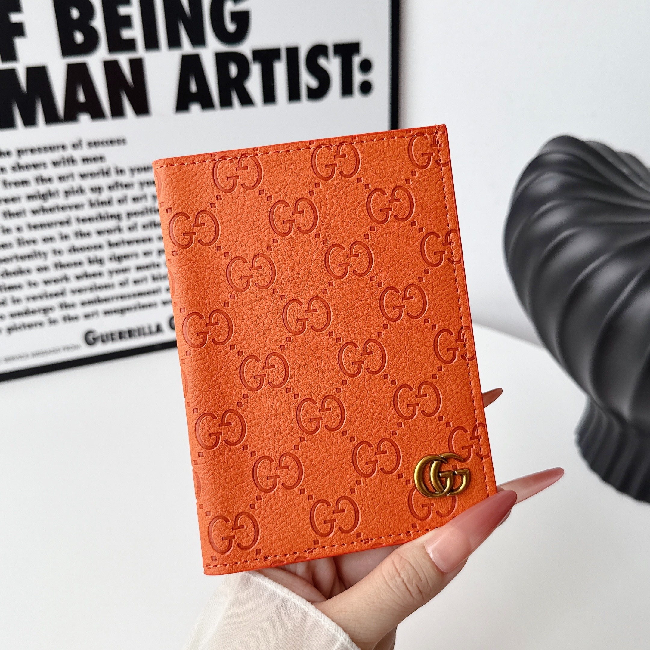 Gucci Luxury Leather Wallet Card Holder/Passport holder