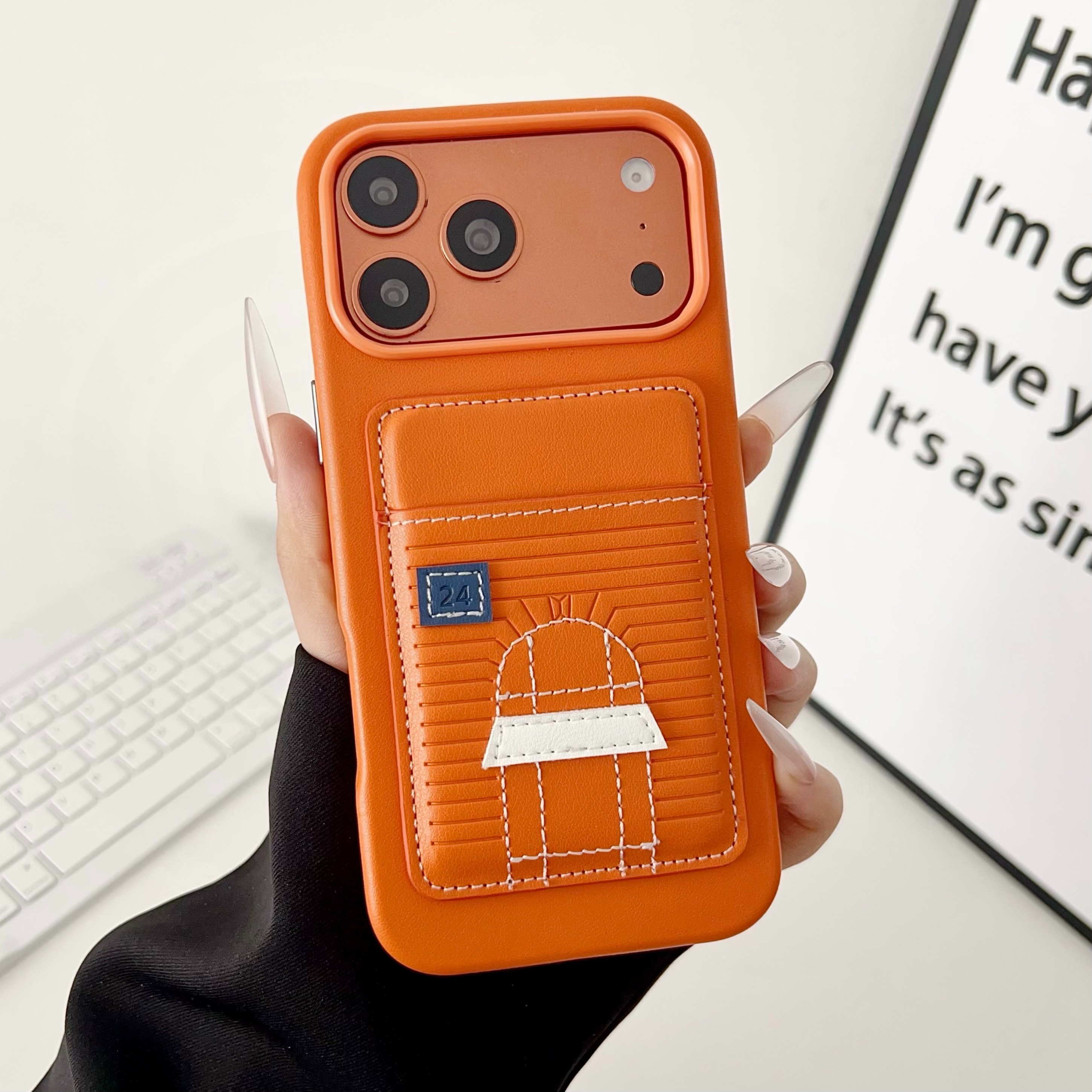 Hermès Faubourg Leather iPhone Wallet Case