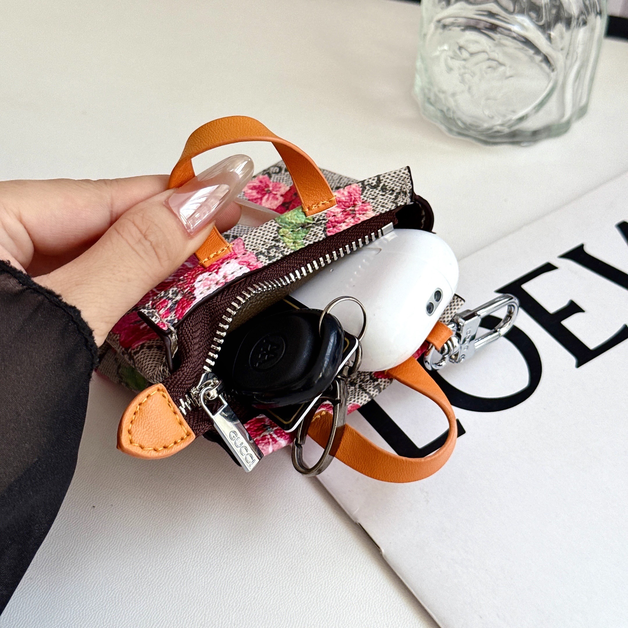 Gucci Mini Shopping Bag Coin Purse & Multifunctional Storage Pouch Key Case