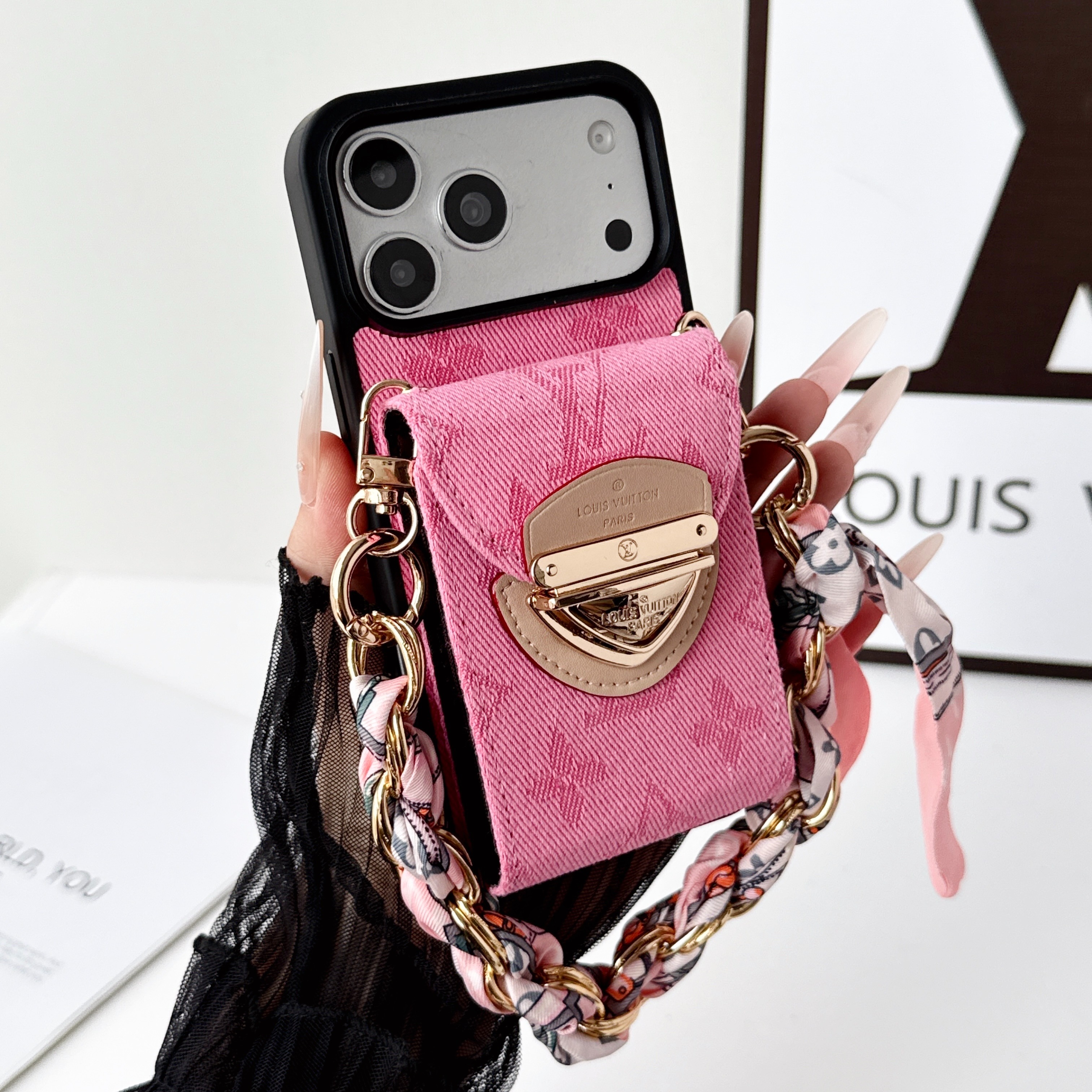 Louis Vuitton Accordion Wristlet iPhone Wallet Case