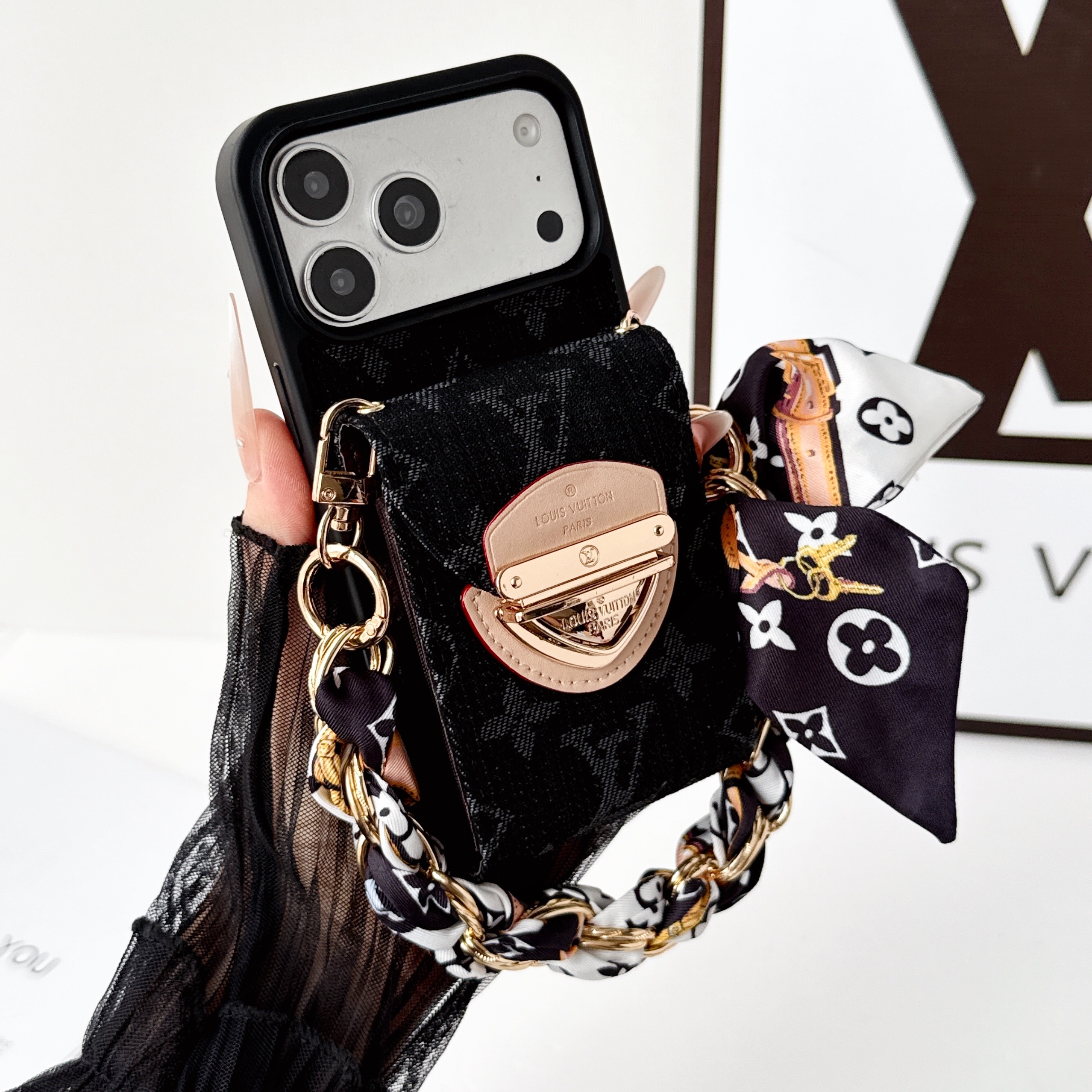 Louis Vuitton Accordion Wristlet iPhone Wallet Case