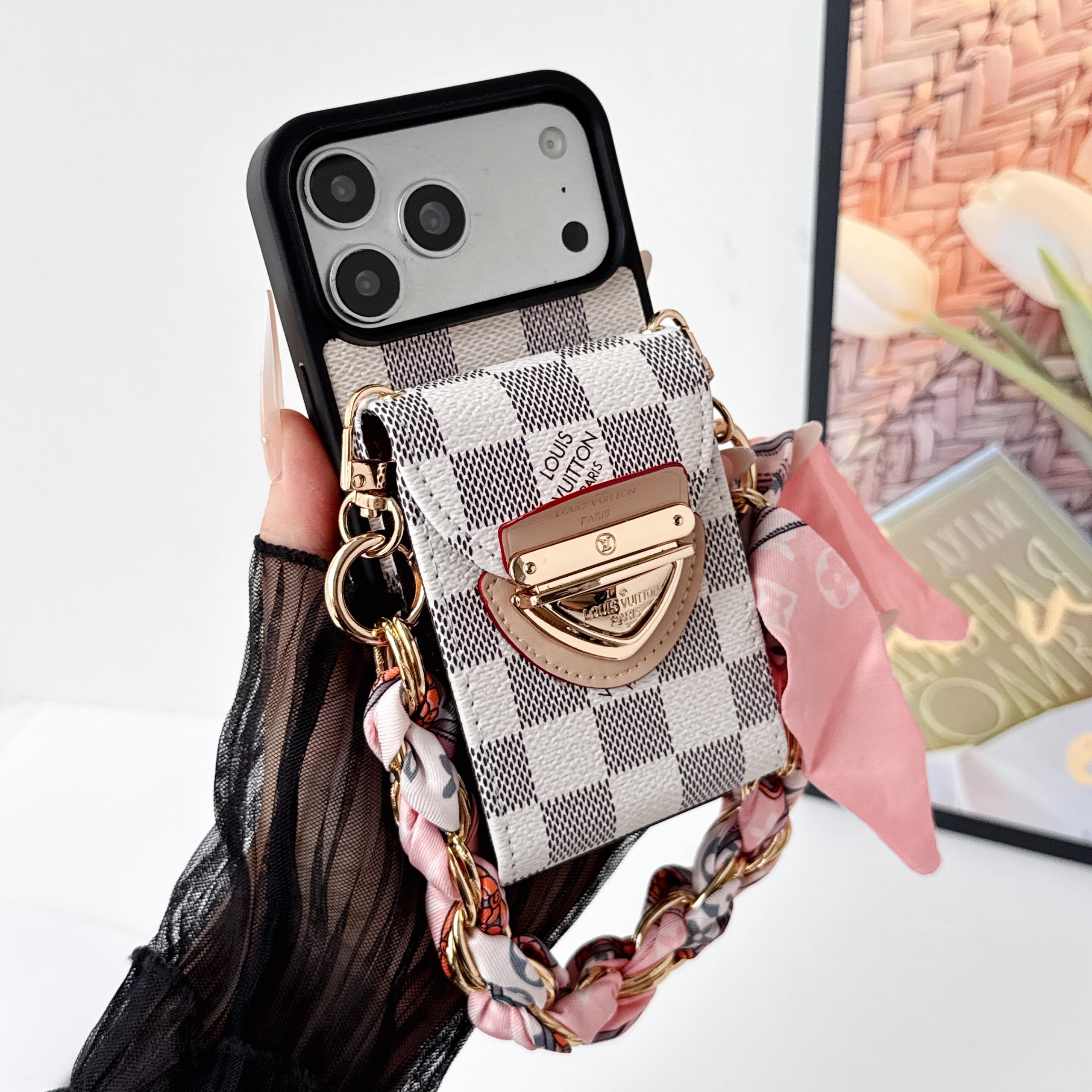 Louis Vuitton Accordion Wristlet iPhone Wallet Case