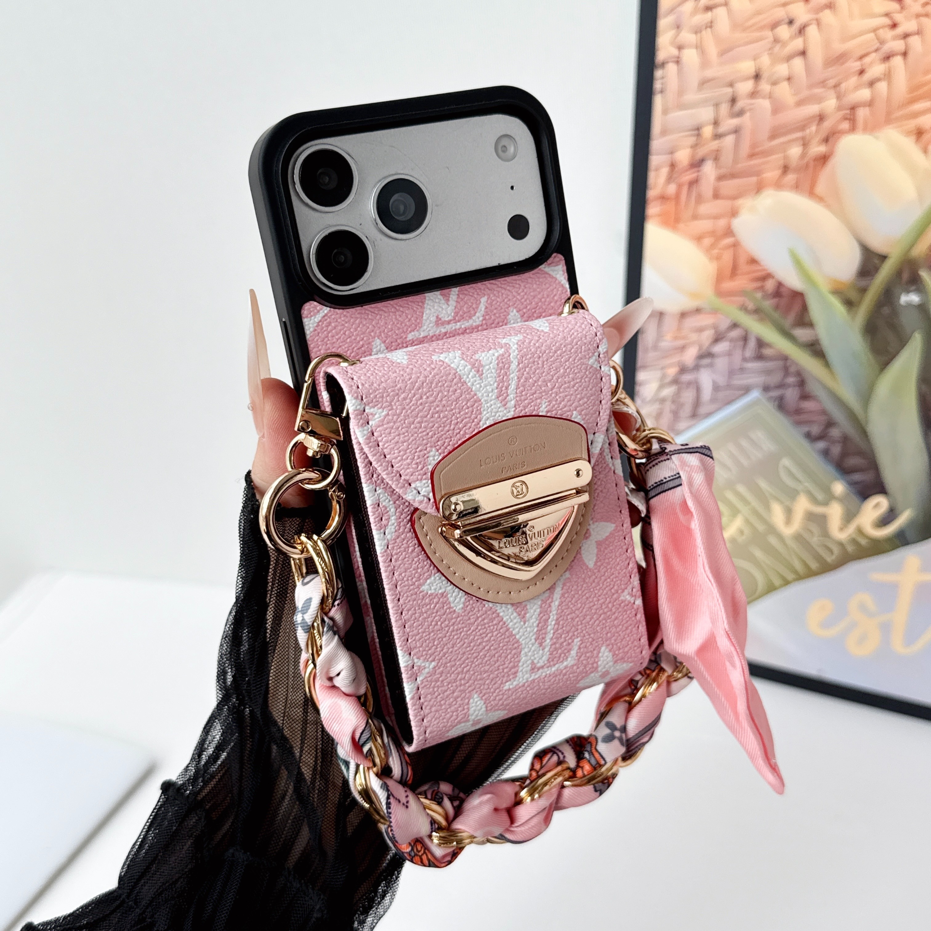 Louis Vuitton Accordion Wristlet iPhone Wallet Case