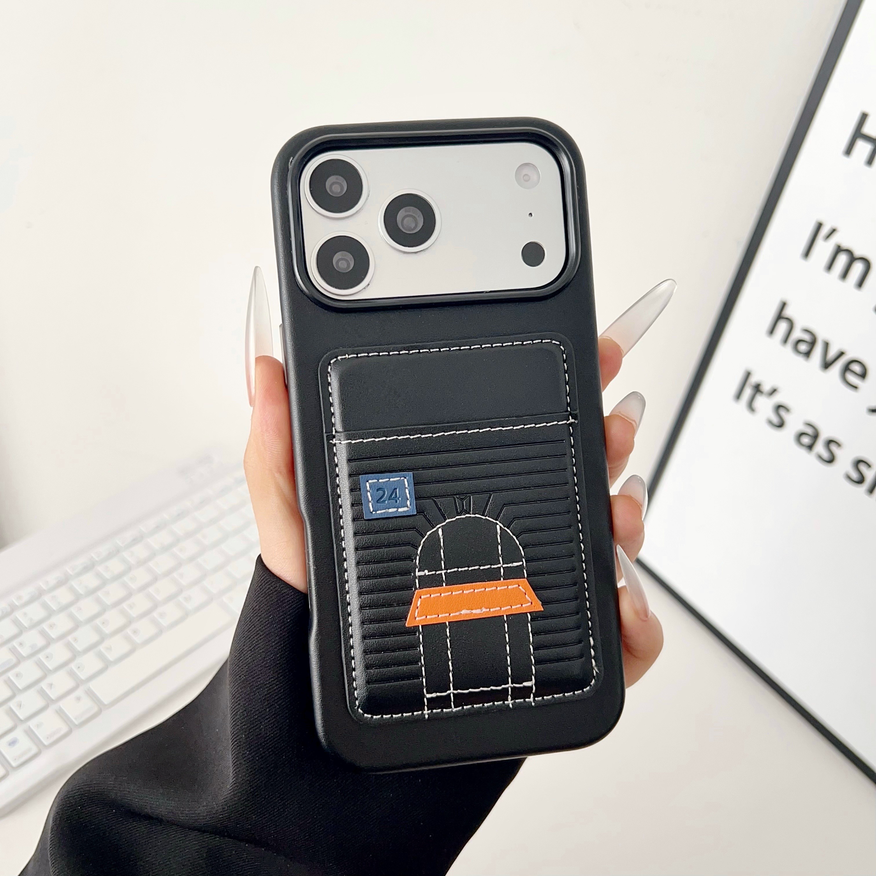 Hermès Faubourg Leather iPhone Wallet Case