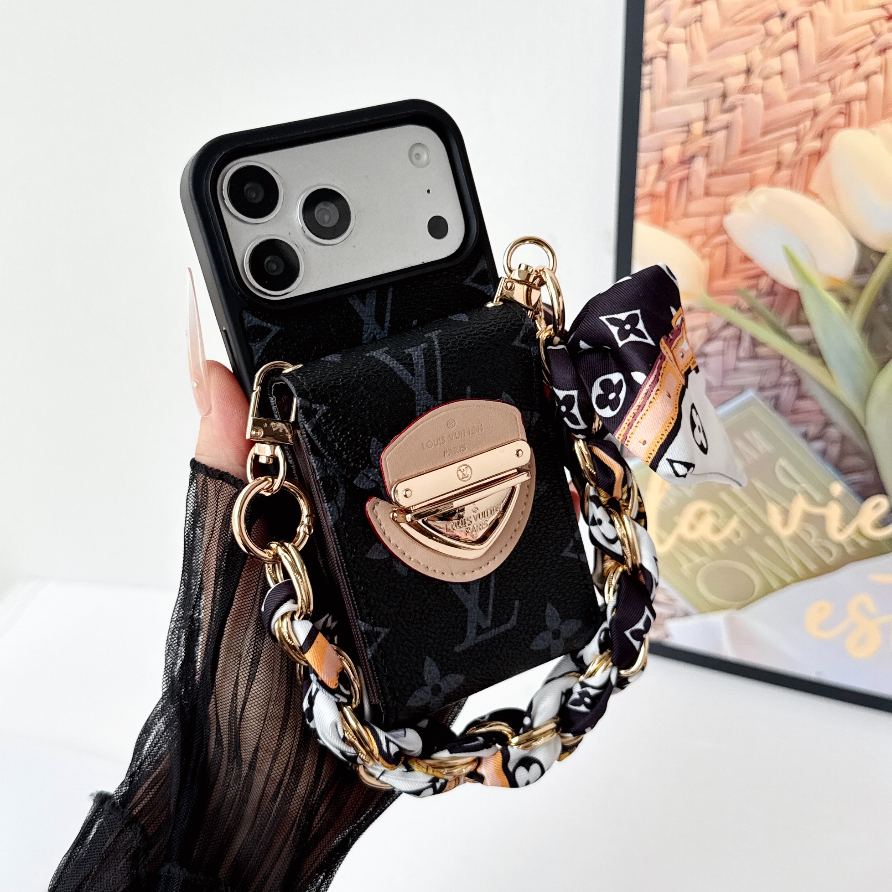 Louis Vuitton Accordion Wristlet iPhone Wallet Case