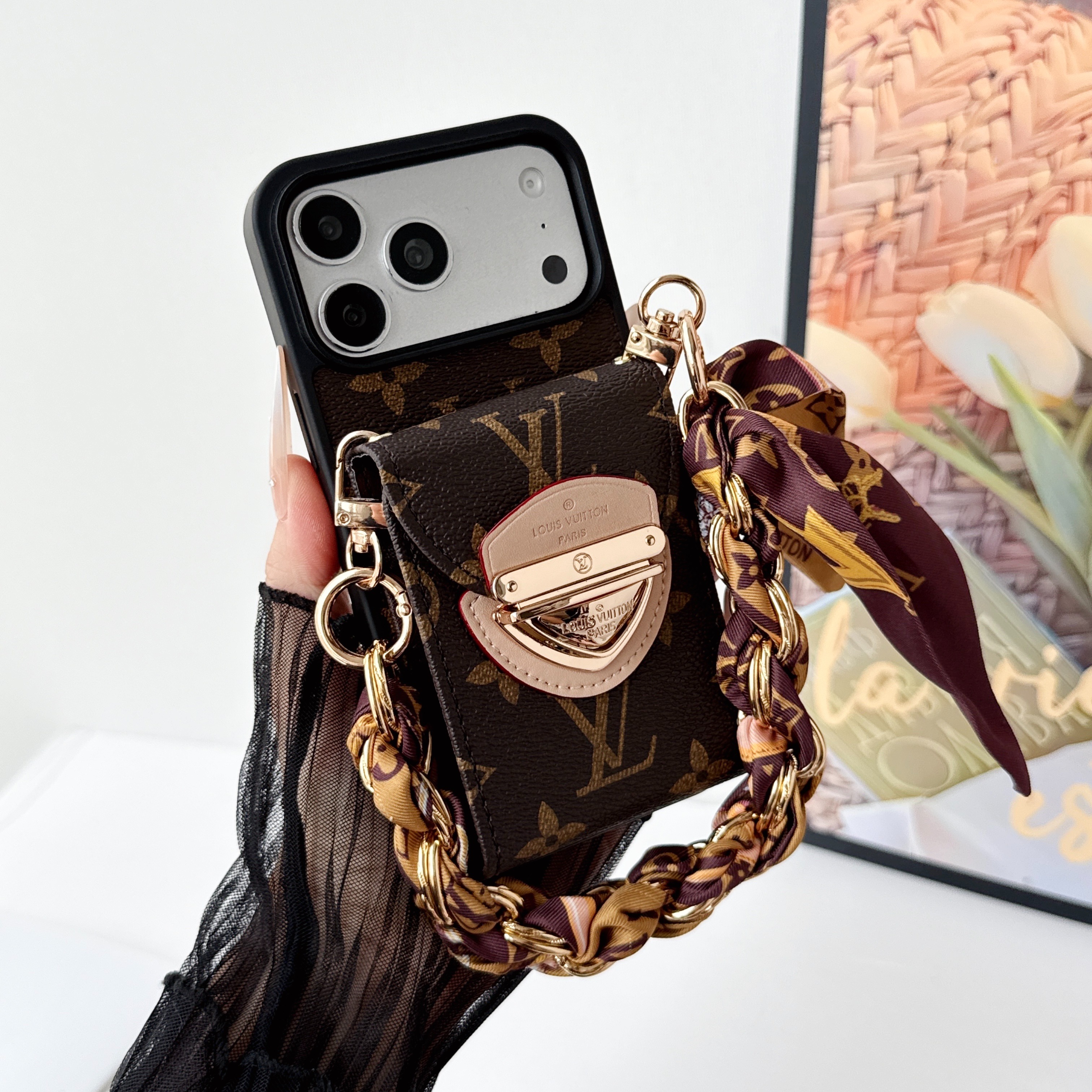 Louis Vuitton Accordion Wristlet iPhone Wallet Case