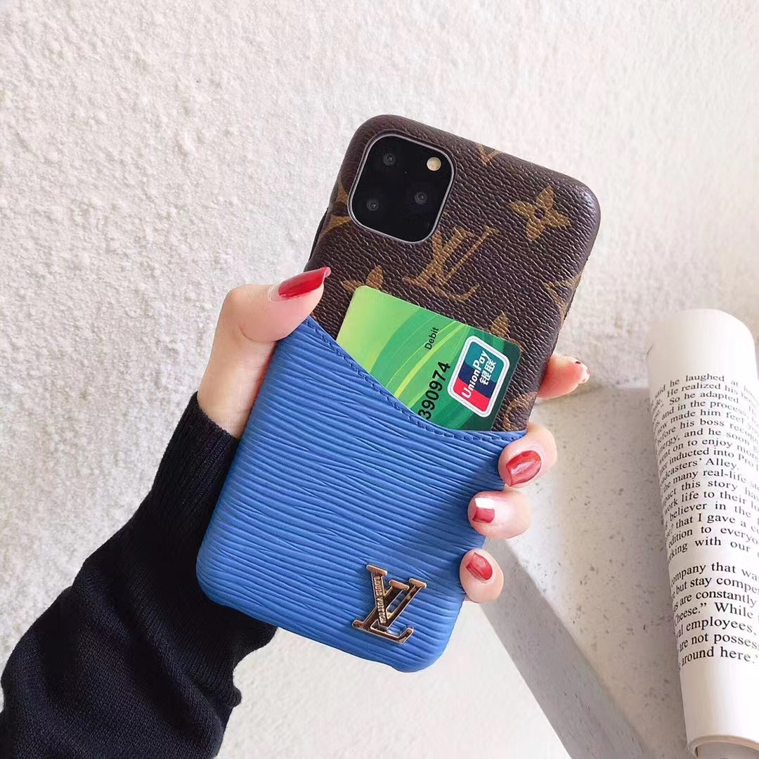 Louis Vuitton Monogram Leather iPhone Wallet Case