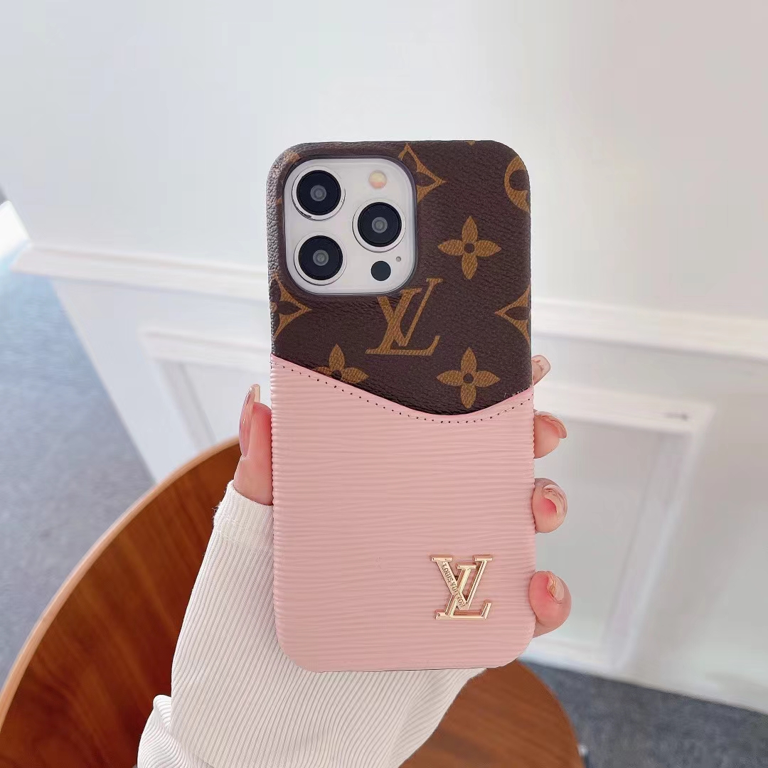Louis Vuitton Monogram Leather iPhone Wallet Case
