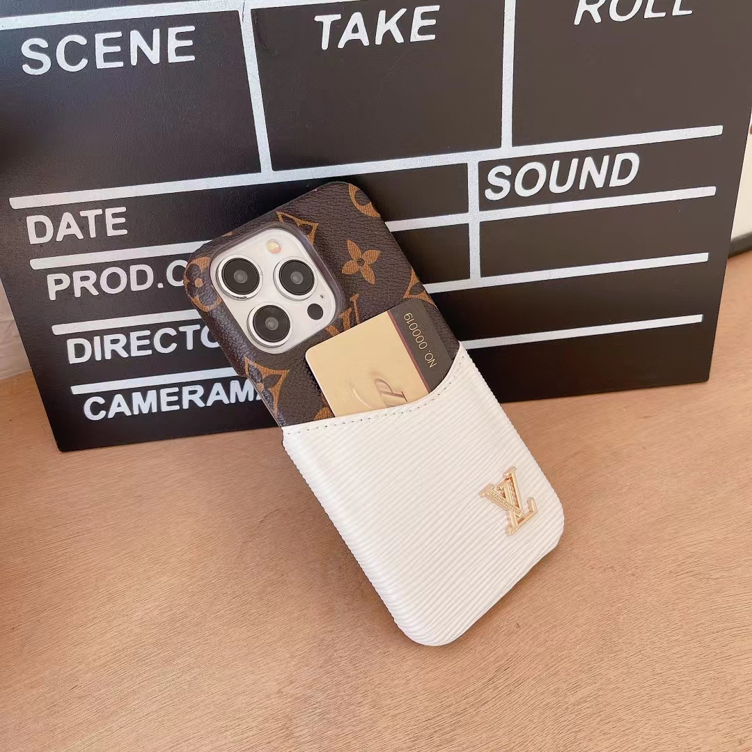 Louis Vuitton Monogram Leather iPhone Wallet Case