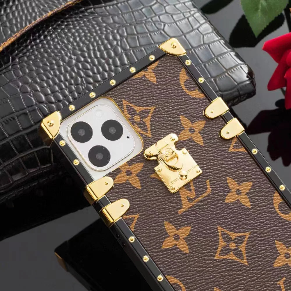 Louis Vuitton Trunk Leather iPhone Case