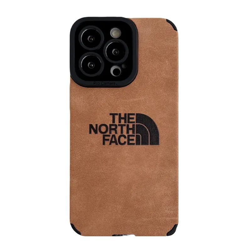 Suede leather NF iphone Case