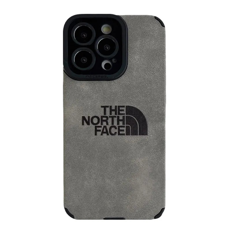 Suede leather NF iphone Case