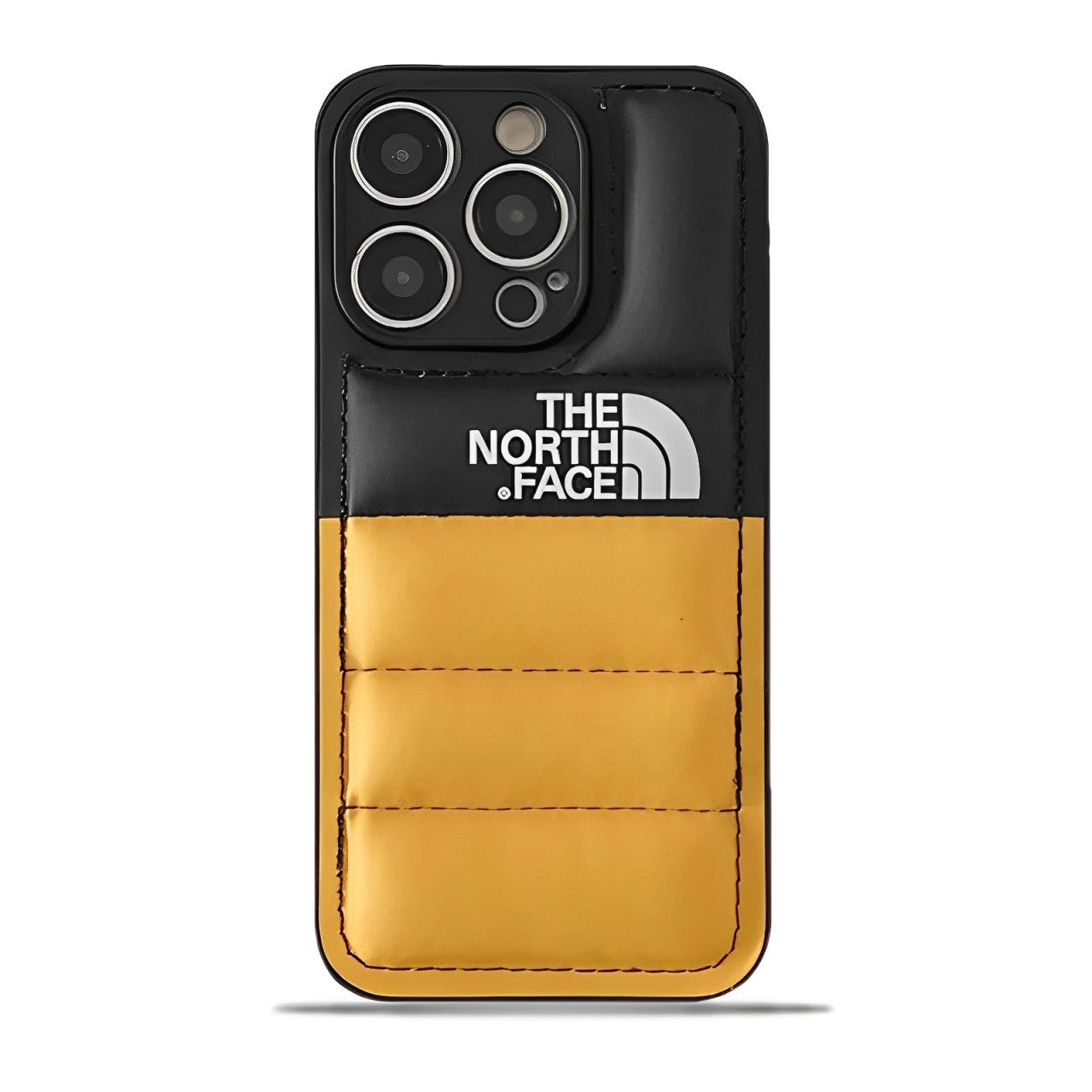 Colorblock Down Jacket iPhone Case