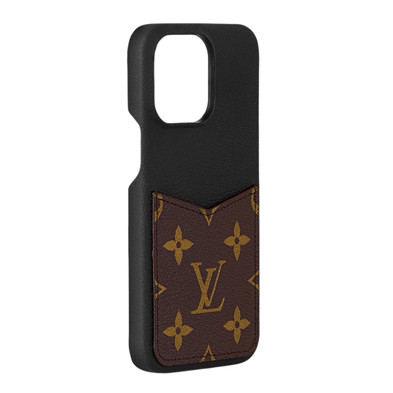 Monogram Vintage Leather iPhone Wallet Case