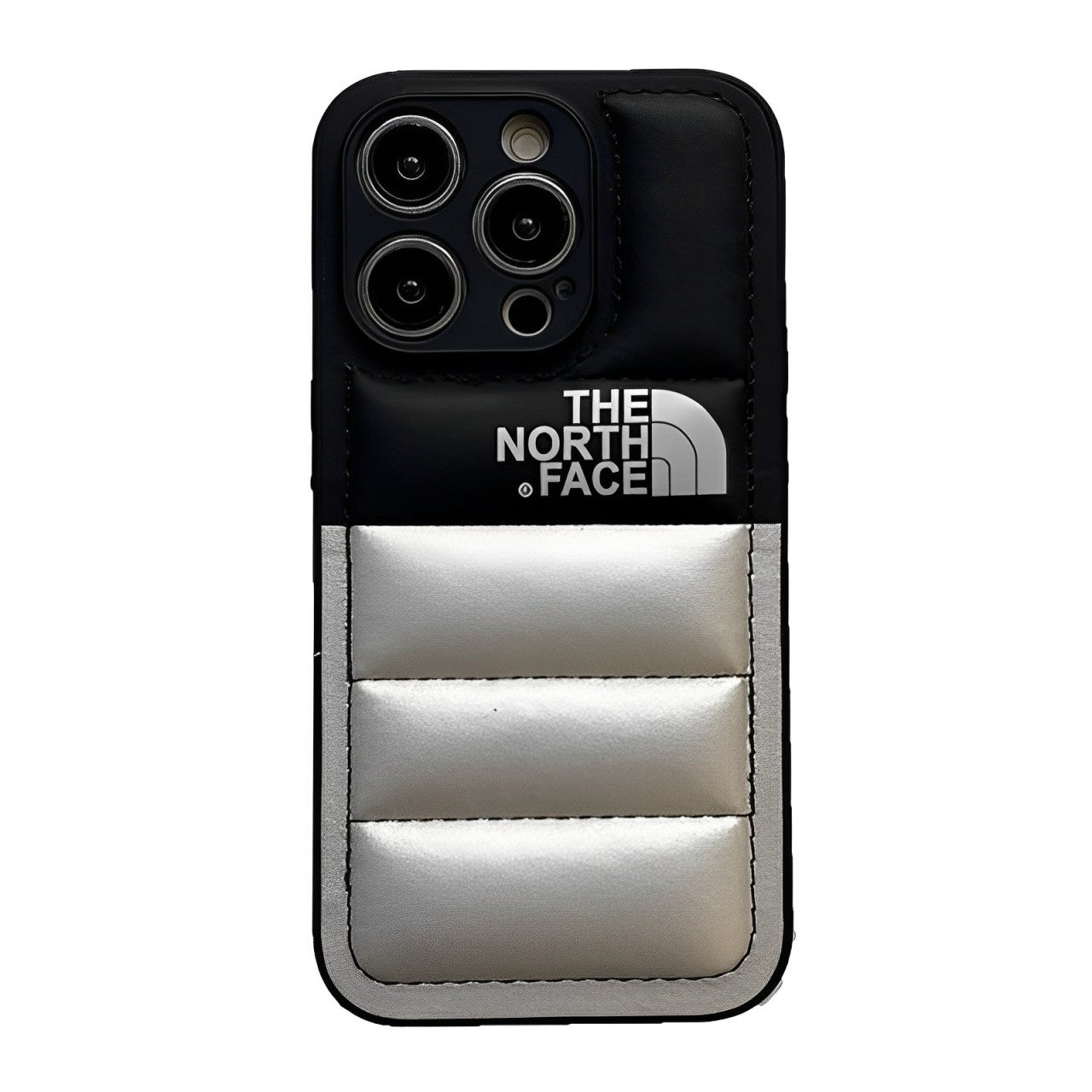 Colorblock Down Jacket iPhone Case