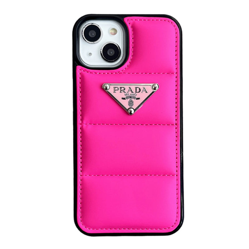 PD Goose Down Metal Triangle Label iphone Case-BELKCASE